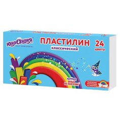 Набор для лепки Юнландия Пластилин Юный волшебник 24 цвета 4