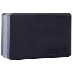 Блок для йоги Starfit YB-201 Grey-Black УТ-00016643