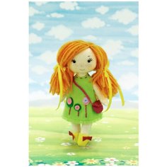 МА-5 Набор для создания куклы из фетра Серия Подружки МАЛЫШКА КЛАРА Перловка