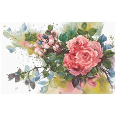 B2383 Набор для вышивания Красные розы 44*28см, Luca-S
