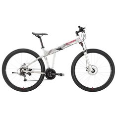 Велосипед Stark21 Cobra 29.2 D серебристо-красный рама 18" HD00000250