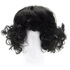 Волосы для кукол QS-4 (черные) АЙРИС пресс