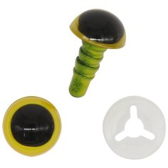 Глазки пластиковые с фиксатором 8мм, 24шт/упак (янтарный) АЙРИС пресс