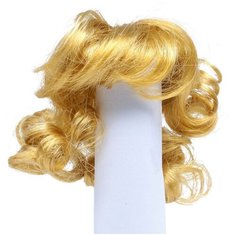 AS16-20, Парик для кукол (кудри), 5*10см (рыжий) АЙРИС пресс