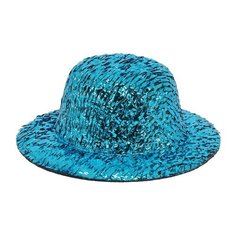 AS07-04, Шляпка для игрушек с блестками, 8см, 2 шт/упак (голубой) АЙРИС пресс