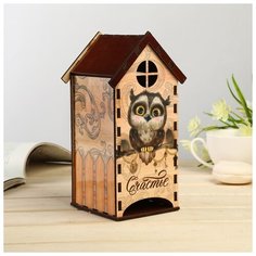 Чайный домик "Сова" 20х9,5х10 см 4223591 Сима ленд