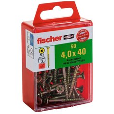 Шуруп по дереву fischer FPF-SZ 4,0X40 YZP(50шт.)