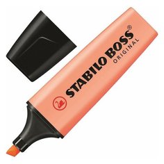 Текстовыделитель STABILO "Boss Pastel", персиковый, линия 2-5 мм, 70/126, 2 шт.