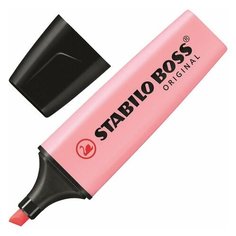 Текстовыделитель STABILO "Boss Pastel", розовый, линия 2-5 мм, 70/129, 2 шт.