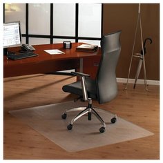 Коврик защитный для твердых напольных покрытий, сверхпрочный, FLOORTEX, прямоугольный, 89х119 см, толщина 1,9 мм, FC128919ER, 1 шт.