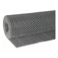 Коврик-дорожка ячеистый грязезащитный "Zig-Zag", 0,9х10 м, толщина 5 мм, ПВХ серый, В рулоне, VORTEX, 22156, 1 шт.