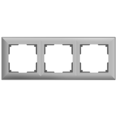 Рамка 3п WerkelWL14-Frame-03, серебристый