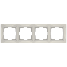 Рамка 4п WerkelWL03-Frame-04, слоновая кость