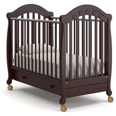 Кроватка Гандылян Джозеппе К2002-18 (колесо) (качалка) махагон