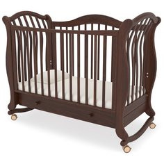 Кроватка Гандылян Габриэлла Люкс (качалка), на полозьях орех