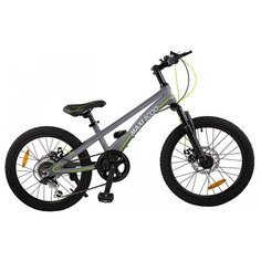 Детский велосипед MAXISCOO Supreme 20" (2021)(серый-матовый)