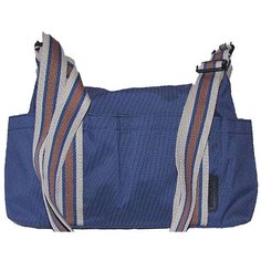 Сумка-бочонок BODENSCHATZ, текстиль, синий