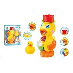 Игрушка для ванной "Мельница-горка Утенок с формочкой", 27х12,5х33 см Ju Nnew