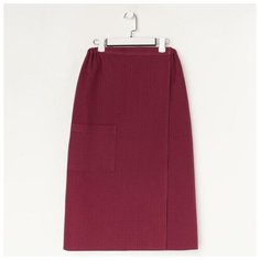 Полотенце банное Этель «Парео» с карманом 80*140 см. цв. темная сирень, 100% хл, вафля 240 г/м2