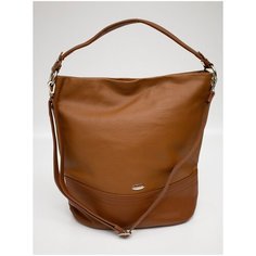 364-65 CM6224 Сумка тоут женская экокожа David Jones Коричневый