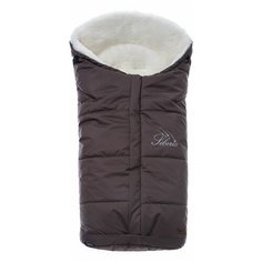 Конверт-мешок Nuovita Siberia Bianco меховой 90 см шоколад