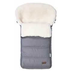 Конверт-мешок Nuovita Alpino Bianco меховой 85 см grigio