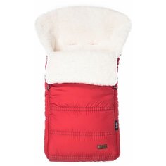 Конверт-мешок Nuovita Alpino Bianco меховой 85 см rosso