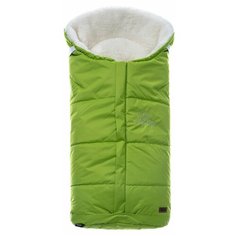 Конверт-мешок Nuovita Siberia Bianco меховой 90 см салатовый