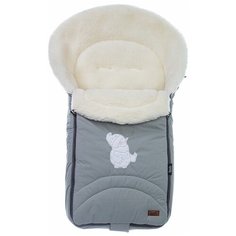 Конверт-мешок Nuovita Tundra Bianco меховой 90 см серый