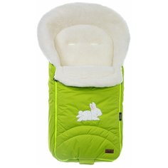 Конверт-мешок Nuovita Tundra Bianco меховой 90 см салатовый