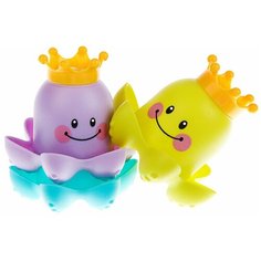 Крошка Я / Развивающая игрушка / Игрушка для ванной / Набор игрушек для купания, 3 предмета, от 6 мес