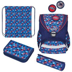 Ранец Herlitz Ultralight Plus Geometric с наполнением