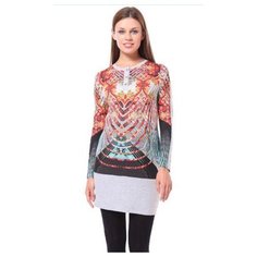 Туника MammySize, размер 46, терракотовый