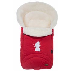 Конверт-мешок Nuovita Tundra Bianco меховой 90 см красный