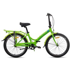 Велосипед складной Stels 24" Pilot 760 салатовый 1 скорость LU096202