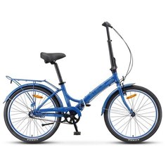 Велосипед складной Stels 24" Pilot 780 синий 3 скорости LU090546