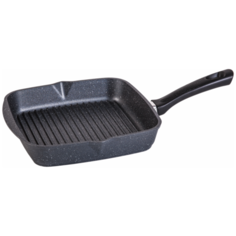 Сковорода-гриль Мечта Гранит 68, 28х28 см, гранит black