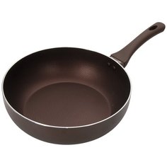 Сковорода-вок REGENT inox Ripple 93-AL-RP-7-28, 28 см, коричневый