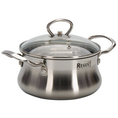 Кастрюля REGENT inox Bella, 1.8 л, нержавеющая сталь/полированная