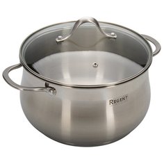 Кастрюля REGENT inox Ameli, 6.9 л, нержавеющая сталь