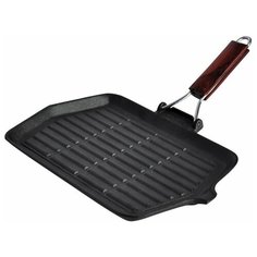 Сковорода-гриль REGENT inox Ferro 93-FE-6-36, 36x22 см, черный