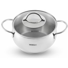 Кастрюля Werner Mela, 1.6 л, стальной