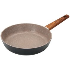 Сковорода REGENT inox Legno 93-AL-LE-1-26, 26 см, черный/коричневый