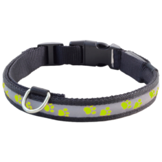 Ошейник Triol Night City S 11271018/11271020, обхват шеи 23-31 см зеленый