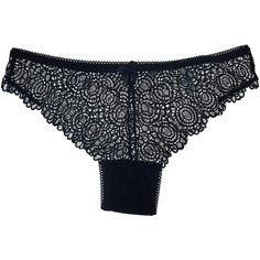 Innamore Трусы Бразильяна Lanciano средней посадки кружевные, размер 3(44), nero