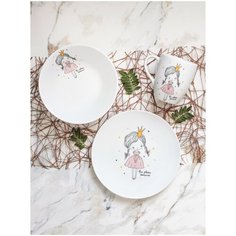 Набор посуды Salad "Все девочки принцессы"