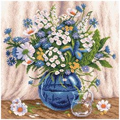 МС-006 Алмазная мозаика Полевое раздолье38*38см Brilliart М.П.Студия