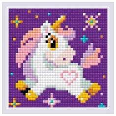 AM0051 Набор алмазной мозаики Риолис Единорожка 10*10см