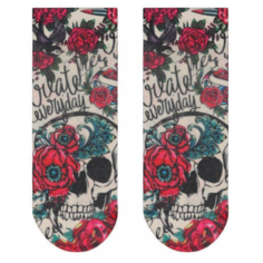 Капроновые носки Conte Elegant Fantasy 18С-76СП 202, размер 23-25, бежевый/черный