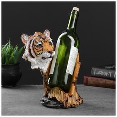 Подставка под бутылку "Тигр" акрил, 17х22х24,5см 4941669 Хорошие сувениры